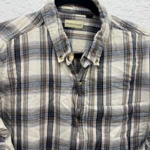 Hobbs Creek Men's 2XL Plaid Flannel Button Down Shirt Long Sleeve Casual